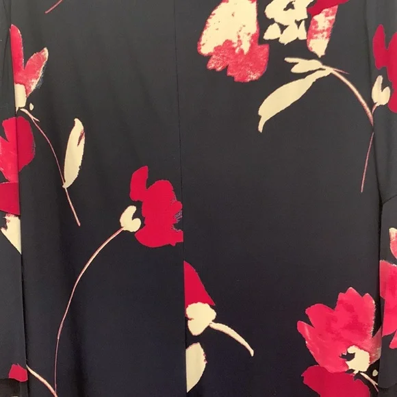 Lauren Ralph Lauren Flutter-Sleeve Floral Dress - Size 18 - Picture 4 of 12